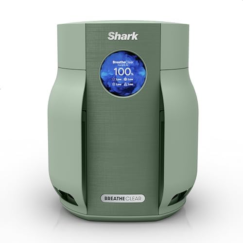 Shark BreatheClear Compact Pro Smart Air Purifier, HP062GN, Sage by Shark