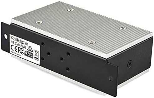 StarTech 4-Port USB 2.0 Hub, Metal, ESD Surge, Extended Temp (HB20A4AME) - Image 4