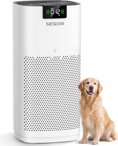 Air Purifiers for Home Large Room Up to 4200 Ft², 289 CADR, 20dB Sleep Mode by SIESEAN