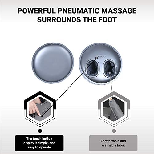 Ottoman Foot Massager by Ottossage, Massaging Ottoman with Removable Lid provides Air Compression, Shiatsu kneading, intense vibration and heat therapy. Extra Powerful with upgraded li-ion battery. - Image 5