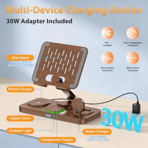 Wireless Charging Station for Apple Devices, Only for Apple Watch Charging - Image 2