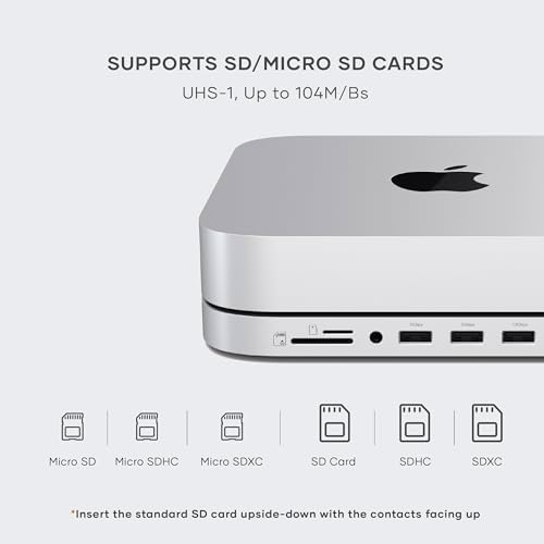 Satechi Mac Studio M5 Hub & Stand with NVMe SSD Enclosure, Silver - Image 5