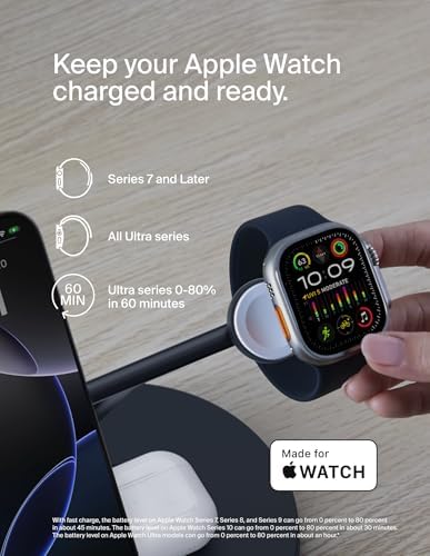 Belkin Qi2 15W Wireless Charging Station, 3 in 1 iPhone Charger, (Pack of 6) - Image 4