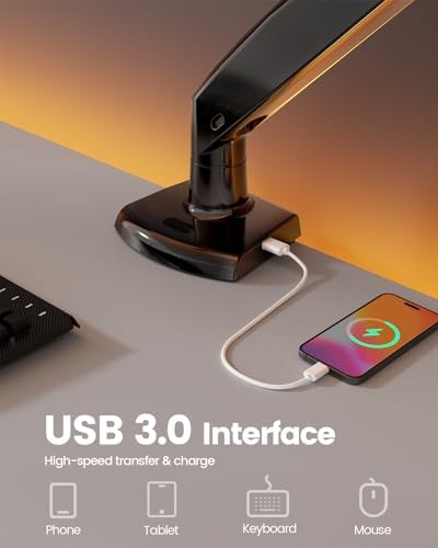 ErGear 17 to 49 inches Single Monitor Mount for Ultrawide Screens,Holds 26.5lbs,Heavy Duty Single Monitor Arm,Single Monitor Stand with Swivel,Tilt,Rotation for Home and Office,VESA 75/100mm - Image 6