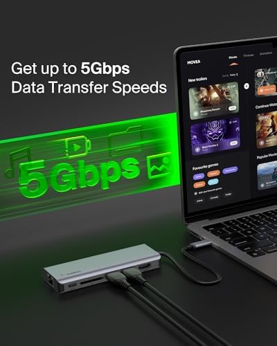 Belkin USB-C Hub 6 in 1 Multiport Adapter - Image 5