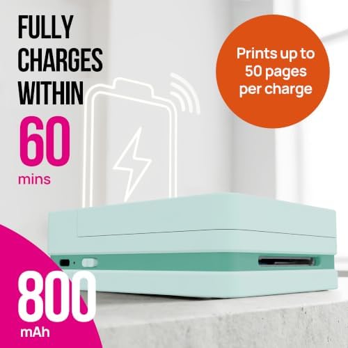 Nelko PP01 Photo Printer, 2x3 Portable Mini Printer with 100 Sheets, Green - Image 6