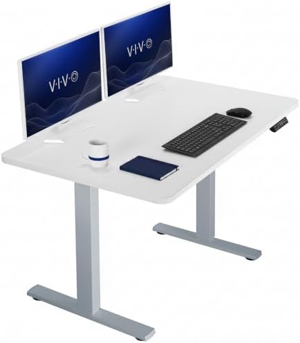 VIVO White 48 x 30 in Standing Desk, DESK-KIT-1G5W by VIVO