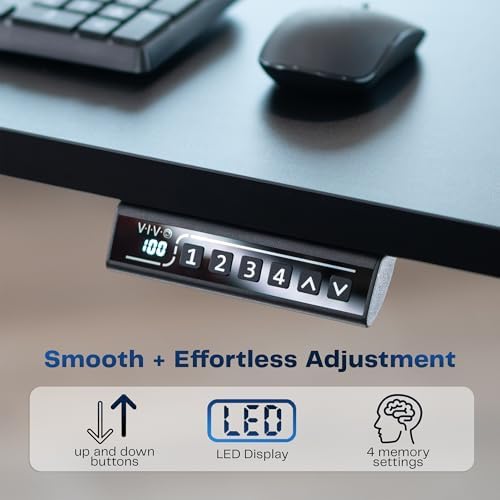 VIVO Black 83 x 30 in Standing Desk, DESK-KIT-1W8B - Image 6