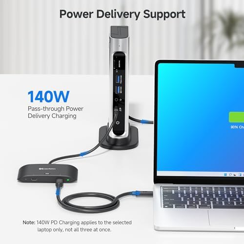 Cable Matters 20Gbps USB C KVM Switch for 2 Computers, 140W PD, Black - Image 7