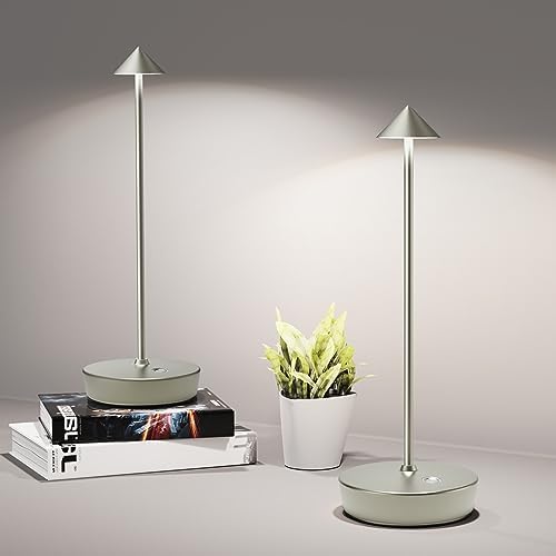 LED Cordless Table Lamp Rechargeable 6000mAh Battery Outdoor Desk Lamp by SHANGCAI
