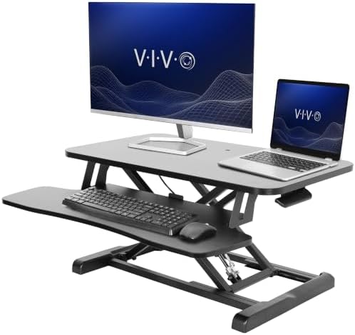 VIVO Black 28 in Standing Desk Converter, DESK-V028KB by VIVO