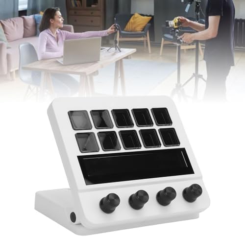 Stream Controller, Stream Control Deck with 10 Macro Keys, Customizable Visual Keyboard Trigger Actions in Apps Software for PC, LCD Buttons Studio Control Deck Keypad - Image 5