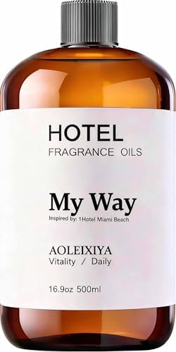 My Way Diffuser Oil Waterless Hotel Essential Oils for Diffusers for Home Inspired by The 1 Hotel Miami Scent - Premium Hotel Collection Diffuser Oil (16.9 Fl Oz (Pack of 1) by AOLEIXIYA