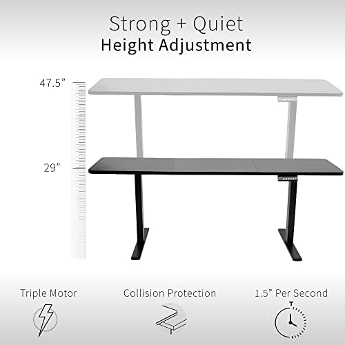VIVO Light Wood 71 x 30 in Standing Desk, DESK-KIT-E2W7C - Image 5