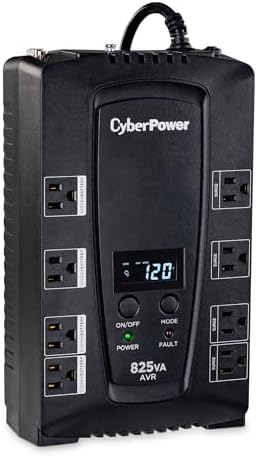 CyberPower CP825AVRLCD Intelligent LCD UPS Battery Backup - Image 3