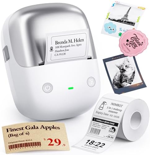 NIIMBOT B2 Pro Bluetooth Label Maker, 300DPI HD Thermal Sticker Printer by NIIMBOT%C2%AE