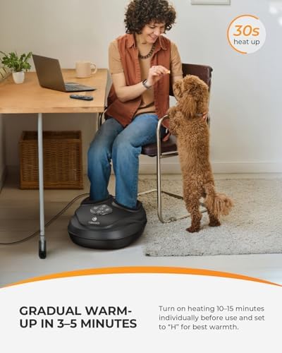 CooCoCo Foot Massager with Heat & Remote for Home Office Use - Image 6