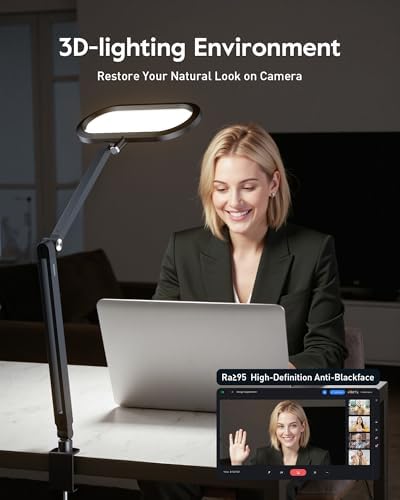 LitONES Dual-Side LED Desk Lamp with Clamp, Soft Light with Stepless Remote - Image 6