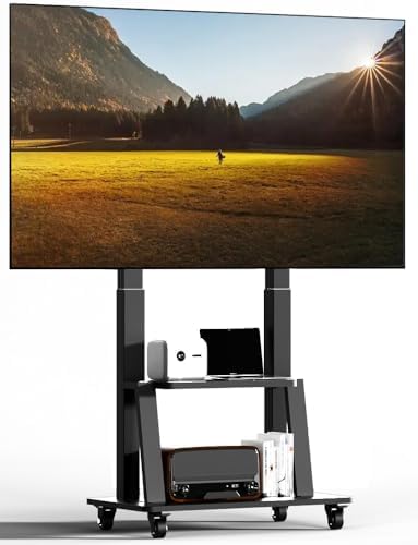 Rolling TV Stand on Wheels for 42 to 100 inch TV by Unknown