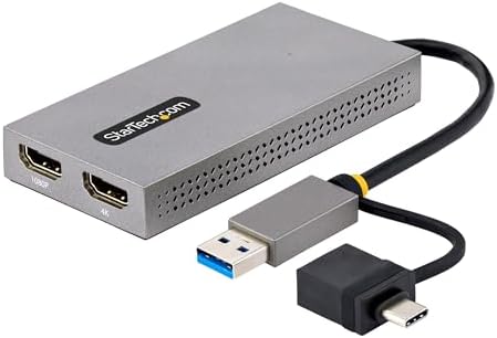 StarTech USB 3.0 A/C to 2x HDMI Converter, 4K30 + 1080p, Win/Mac by Unknown