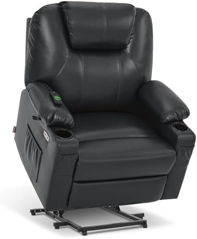 MCombo Power Lift Recliner Chair for Elderly, Heat and Massage R7045 by MCombo