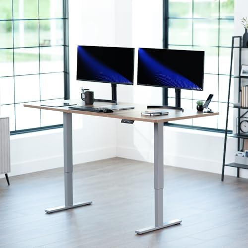 VIVO Reclaimed Wood 71 x 36 in Standing Desk, DESK-KIT-1G7P-36 - Image 2