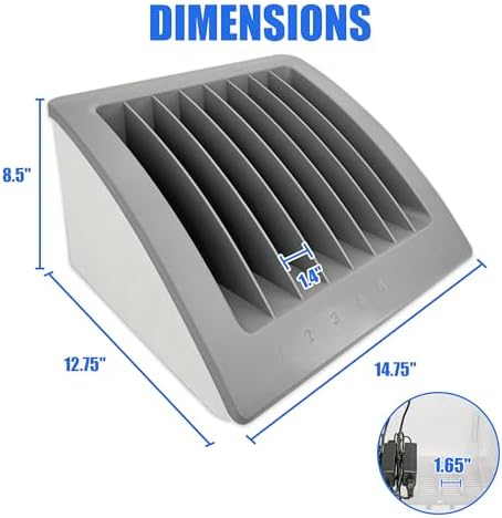 6-Pack | 8-Device Laptop & Tablet Charging Station - Image 4