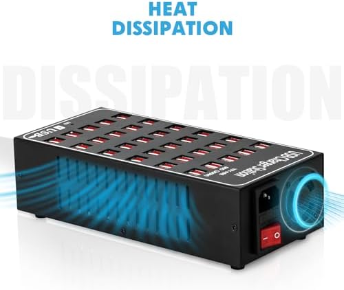 USB Charging Station for Multiple Devices, 300W 60 Port Desktop Fast Charger Station with Intelligent Protection, Multi Ports USB Charger Block for Home School Hotel Office Shopping Malls - Image 5