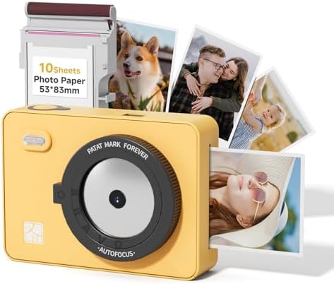 HPRT Z5S Instant Camera & Photo Printer 2-in-1, Bluetooth Portable Printer by HPRT
