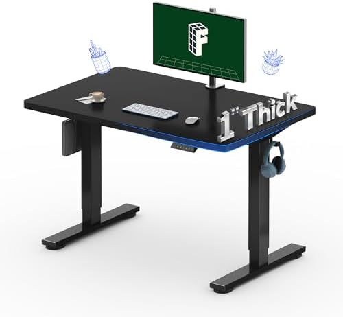 FLEXISPOT 40"x24" Electric Standing Desk, Black by Unknown