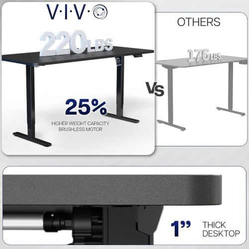 VIVO Black 71 x 30 in Standing Desk, DESK-KIT-1G7B - Image 5