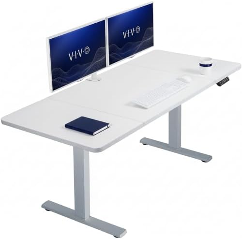 VIVO White 60 x 30 in Standing Desk, DESK-KIT-1G6W-30 by VIVO