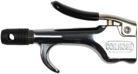 Coilhose Pneumatics 600-SR 600 Series Blow Gun with Safety Rubber Tip Silver 1/4" NPT Female 1 by CoilhosePneumatics