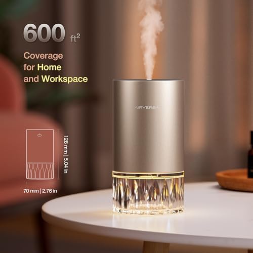 Airversa RD1 Waterless Essential Oil Diffuser Starter Kit, Titanium - Image 2
