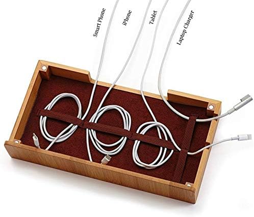 Great Useful Stuff G.U.S. Multi-Device Charging Station Dock & Organizer - Multiple Finishes Available. for Laptops, Tablets, and Phones - Strong Build, Eco-Friendly Bamboo - Image 6
