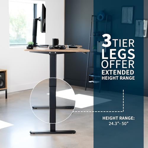 VIVO Reclaimed Wood 63 x 32 in Standing Desk, DESK-KIT-2B1P - Image 5
