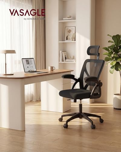 VASAGLE Ergonomic Mesh Office Chair with Adjustable Lumbar Support - Image 3