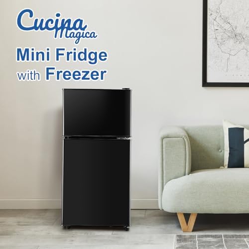 Mini Fridge with Freezer, 3.2 cuft Small Refrigerator, Compact Refrigerator - Image 2