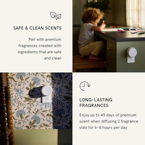 Pura Smart Home Fragrance Device Starter Set - Pura 4 - Scent Diffuser for Home - Includes Fragrance Aroma Diffuser - Square Box, Apple Orchards and Lavender Fields Scent Refills - Image 5