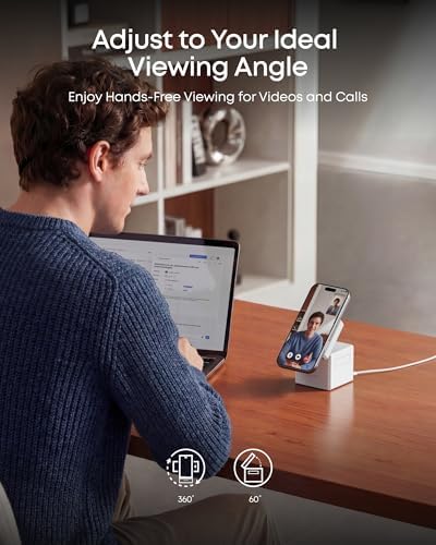 Anker 3-in-1 Cube MagSafe Compatible Qi2 15W Foldable Charging Station - Image 6