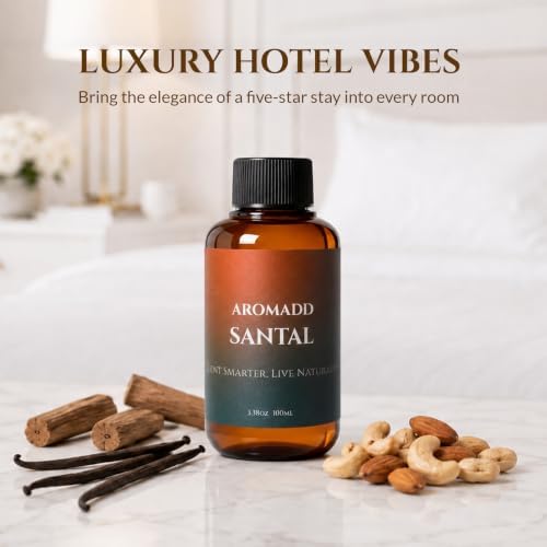 Aromadd Santal Diffuser Oil Inspired by Luxury Hotel Scent, 100 mL - Image 6