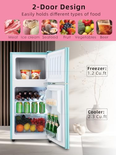 F.W.WOOLWORTHS 3.5 Cu.Ft Refrigerator with Freezer - Image 4