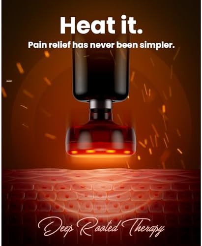 BOB AND BRAD Q2 Mini Massage Gun with Heat for Muscle Relief, Pocket-Sized - Image 3
