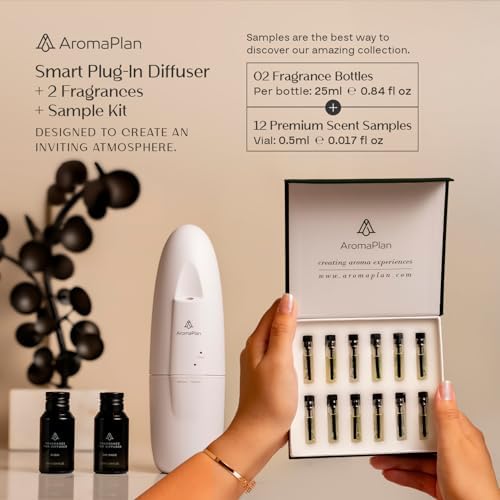 Plug in Wall Diffuser + 2 Scents & 12 Samples + App – 5 Star Hotel - Image 2