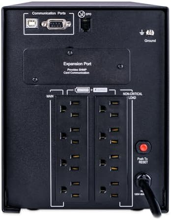 CyberPower PR1500LCD Smart App Sinewave UPS Battery Backup - Image 2