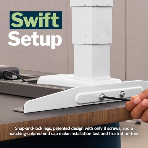 Vari ComfortEdge Electric Standing Desk – 40x26 – Walnut/White - Image 6