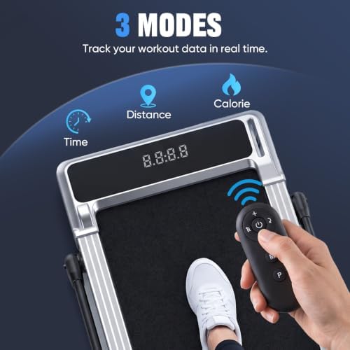 NEWBULIG Foldable Walking Pad with Handle Bar,Treadmills for Home Office - Image 4