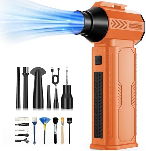 Compressed Air Duster, 130,000RPM Ultra-Powerful Electric Air Duster by ZOAIVR