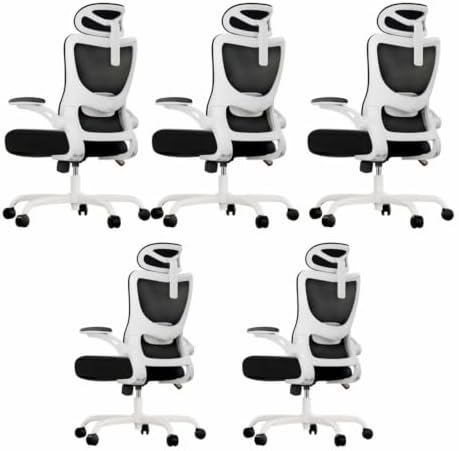 Marsail Ergonomic Office Chair with 3D Armrests, Pack of 5 by Marsail