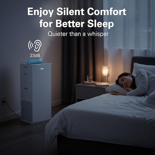 Daikin MCKB70YSAU Room Air Purifier for Home, HEPA, Activated Carbon, Pre-Filter and UVC LED Light, Zero Ozone Product, CARB Certified, 12.5 x 12.5 x 30 in - Image 6
